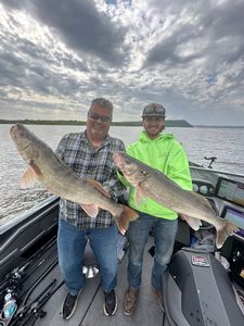 Father and Son Walleye